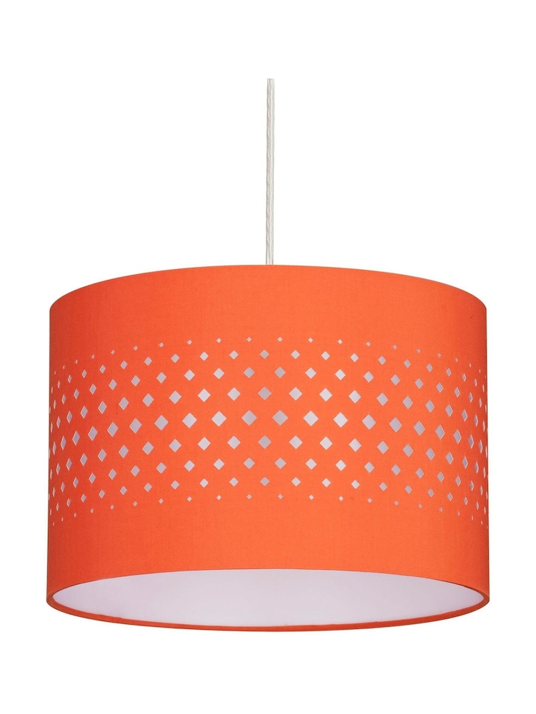 BHS Orange 30cm Laser Cut Shade - Image 2 of 2