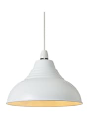 BHS White Steel Diner Easy Fit Shade - Image 6 of 7