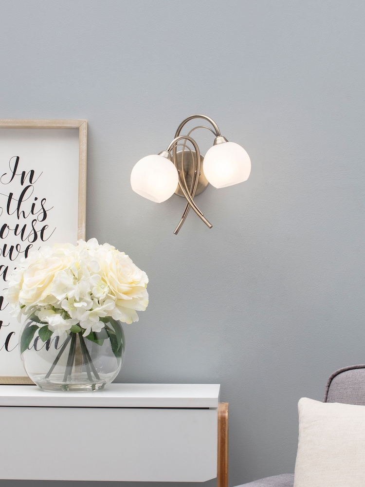 BHS Brass Soni Wall Light - Image 1 of 1