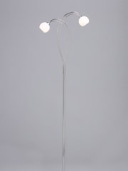 BHS Silver Soni Floor Lamp - Image 2 of 4