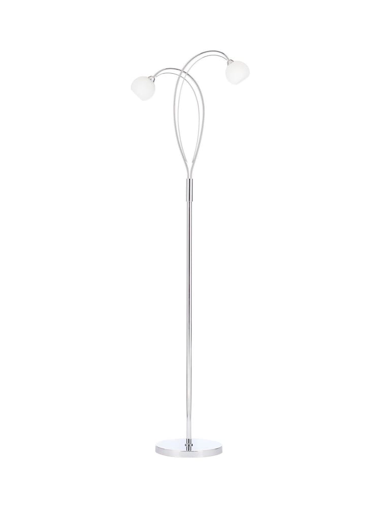 BHS Silver Soni Floor Lamp - Image 5 of 5