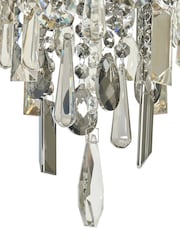 BHS Silver Jennifer Ceiling Flush Fitting Light - Image 6 of 6
