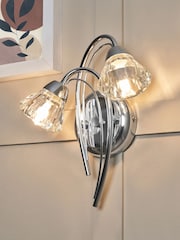 BHS Silver Marianne Wall Light - Image 1 of 6