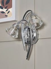 BHS Silver Marianne Wall Light - Image 2 of 6