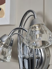BHS Silver Marianne Wall Light - Image 3 of 6