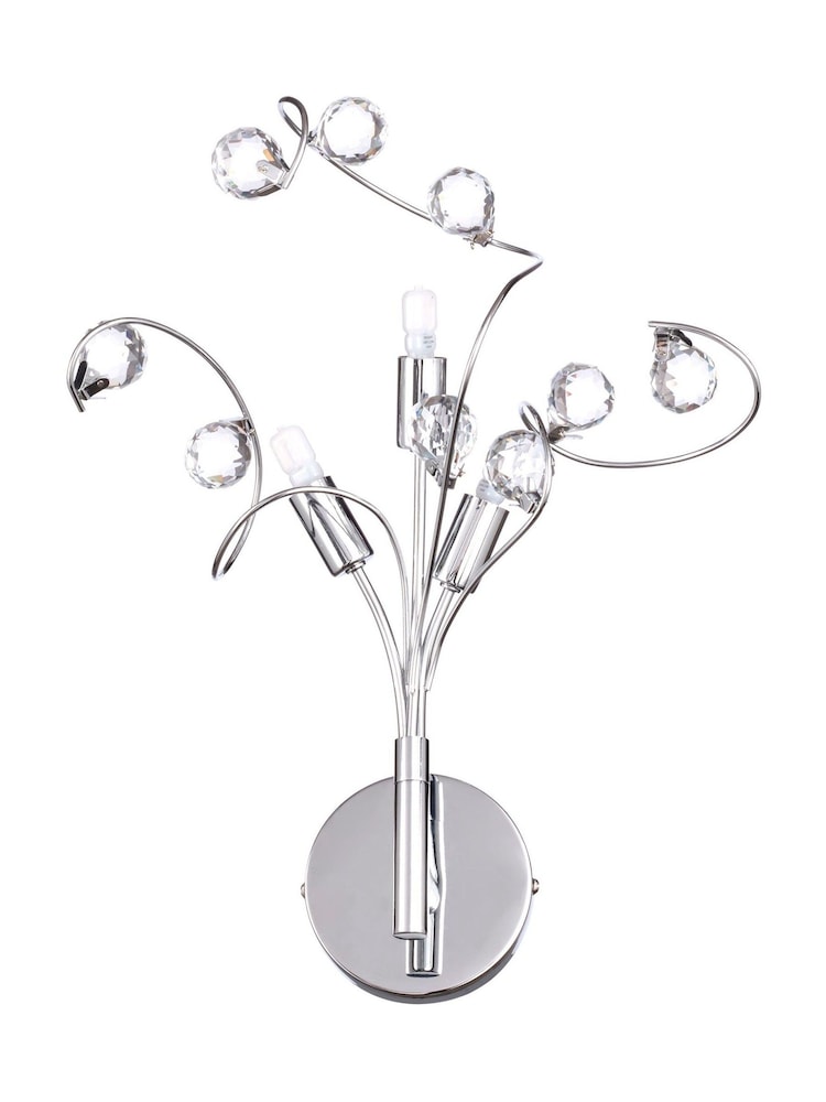 BHS Silver Lila Wall Light - Image 3 of 3