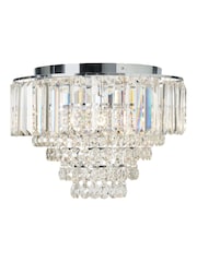 BHS Silver Paladina Flush Ceiling Light - Image 5 of 6