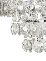 BHS Silver Paladina Flush Ceiling Light - Image 6 of 6