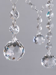 BHS Silver Sapparia Flush Ceiling Light - Image 3 of 5