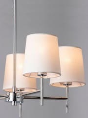 BHS Chrome Mira Semi Flush Ceiling Light - Image 2 of 4
