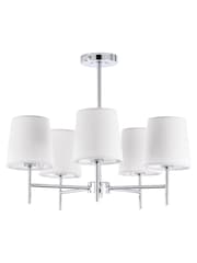 BHS Chrome Mira Semi Flush Ceiling Light - Image 4 of 4