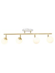 BHS White Lott Opal Ball 4 Light Ceiling Light - Image 5 of 6