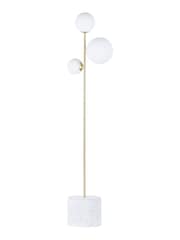 BHS Brass Forella Floor Lamp - Image 4 of 4