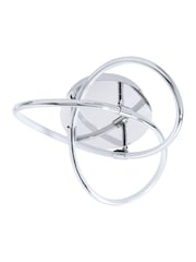 BHS Chrome Eero LED Knotted Flush Ceiling Light - Image 3 of 5