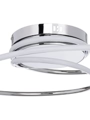 BHS Chrome Pei Rings LED Flush Ceiling Light - Image 7 of 7