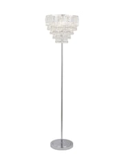 BHS Chrome Paladina Floor Lamp - Image 2 of 5