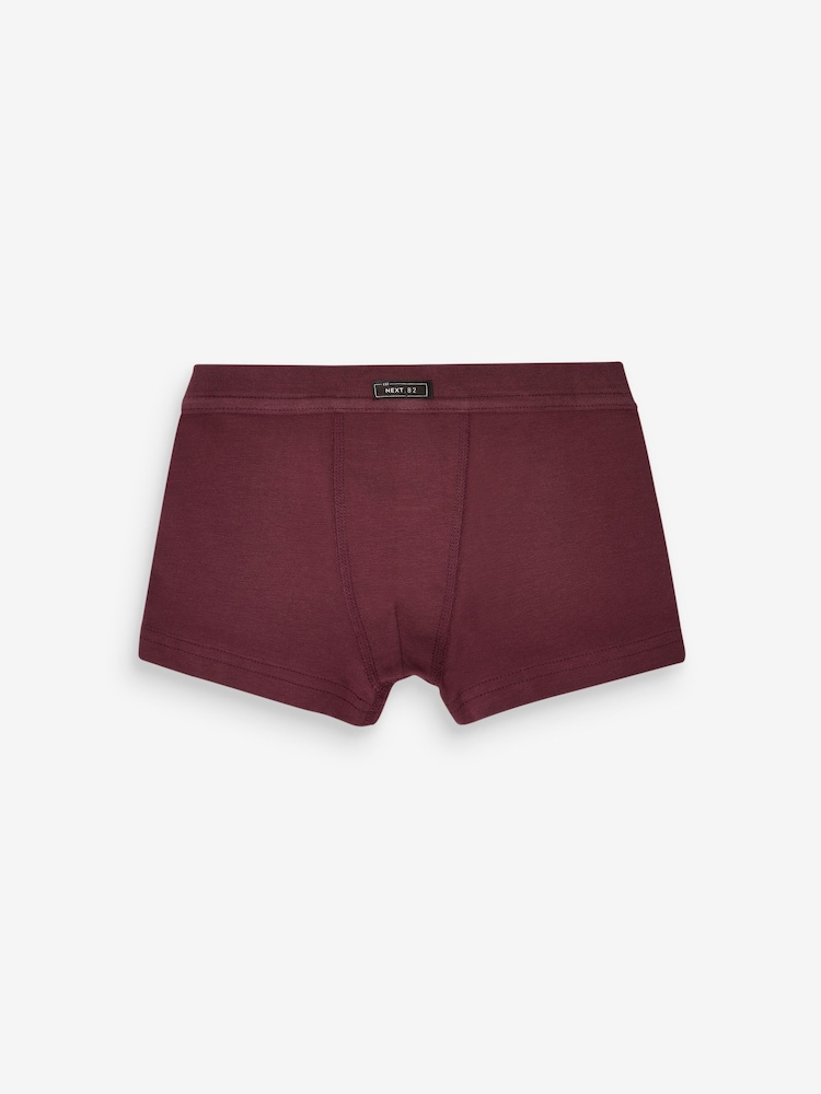 Plum Purple/Black/Grey - Zestaw 10 par bokserek (2-16 lat) - Image 4 of 6