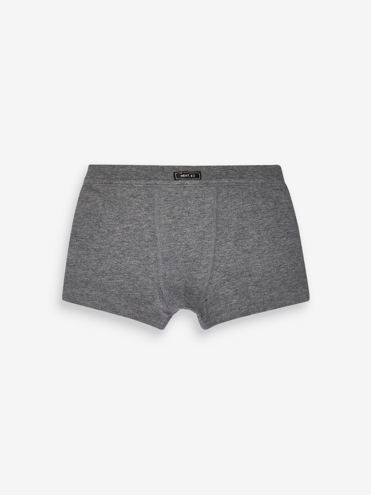 Plum Purple/Black/Grey - Zestaw 10 par bokserek (2-16 lat) - Image 5 of 6