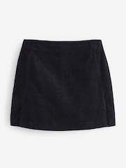 Navy Blue Corduroy Mini Skirt - Image 2 of 4