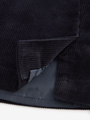 Navy Blue Corduroy Mini Skirt - Image 3 of 4
