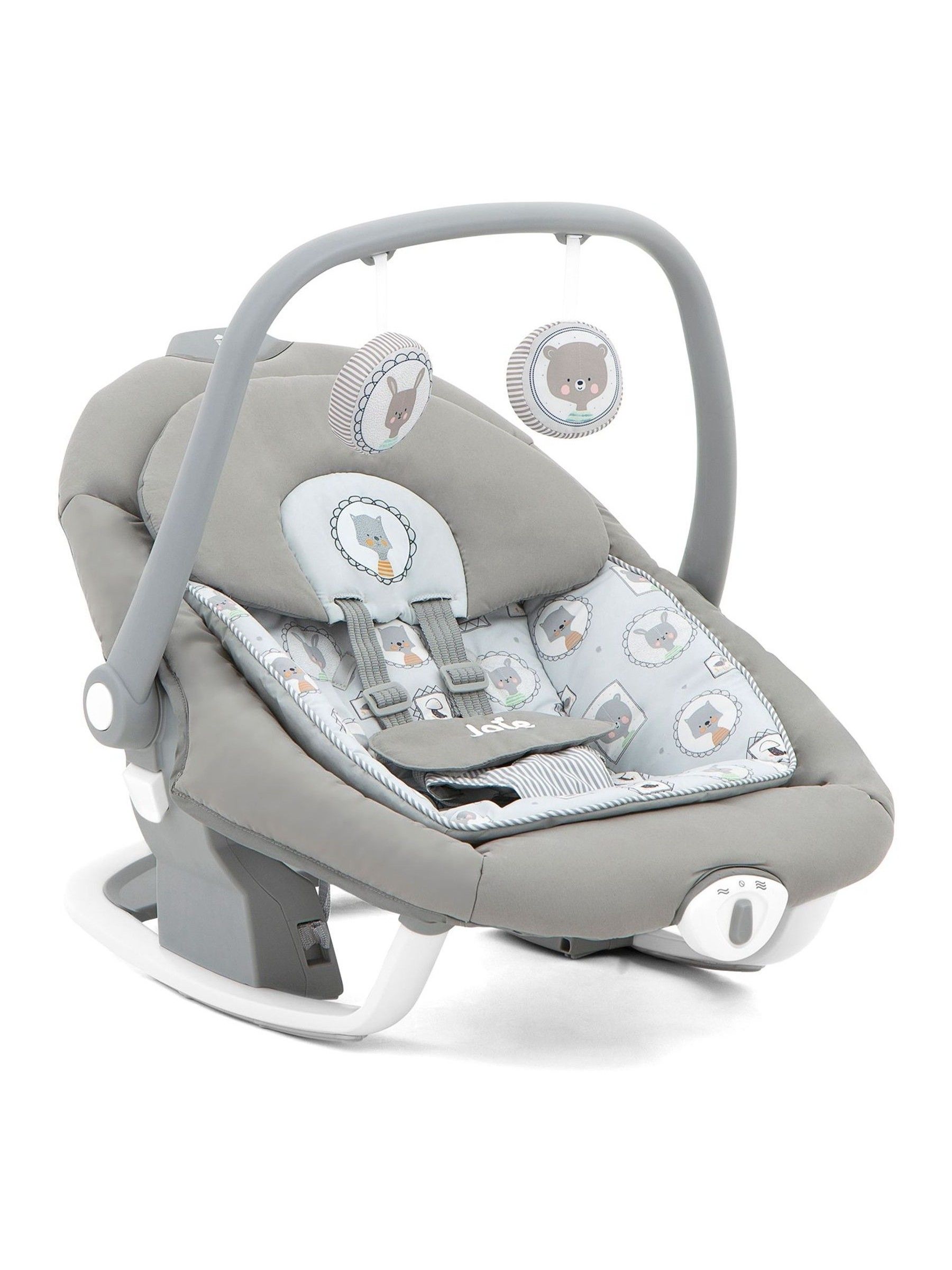 Joie Grey Serina 2-In-1 Bouncer and Rocker | Laura Ashley