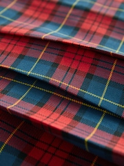Red Mini Pleated Kilt Skirt - Image 7 of 7