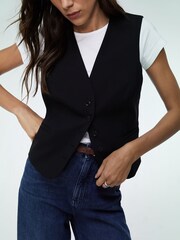 Baukjen Melanie Upcycled Black Waistcoat - Image 5 of 5