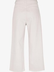 Mint Velvet Cream Monroe Crop Wide Jeans - Image 4 of 4