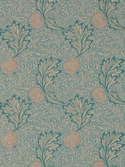 Morris & Co. Blue Apple 10.05M Wallpaper - Image 1 of 1