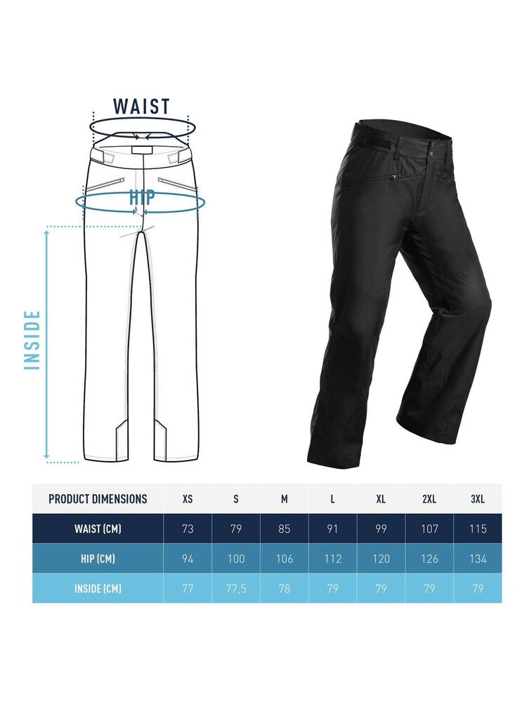Decathlon Ski Warm Black Trousers - Image 8 of 8 Decathlon Ski Warm Black Trousers - Image 8 of 8
