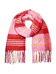 Victoria's Secret Pink Tartan Cosy Blanket Scarf - Image 1 of 2