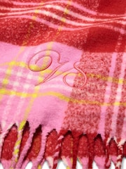 Victoria's Secret Pink Tartan Cosy Blanket Scarf - Image 2 of 2