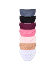 Victoria's Secret Grey/Black/Red/Pink/Nude/White Bikini 7 Pack Knickers - Image 1 of 3