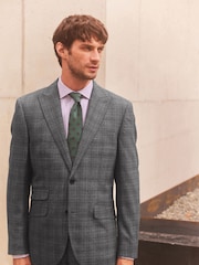 Grey Check Suit Jacket - Image 1 of 11