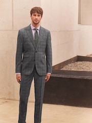 Grey Check Suit Jacket - Image 2 of 11