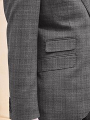 Grey Check Suit Jacket - Image 5 of 11