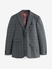 Grey Check Suit Jacket - Image 6 of 11