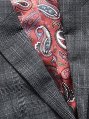 Grey Check Suit Jacket - Image 7 of 11