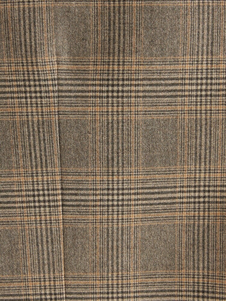 Taupe Brown Check Suit: Jacket - Image 11 of 11