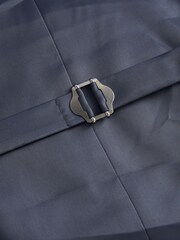 Taupe Brown Check Suit: Waistcoat - Image 8 of 9