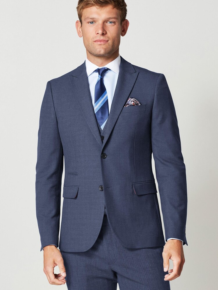 Blau - Motion Flex Stretch-Anzug: Jacke - Bild 1 von 11