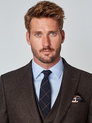 Brown Wool Donegal Suit Jacket - Image 4 of 11