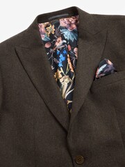 Brown Wool Donegal Suit Jacket - Image 8 of 11