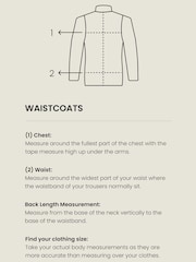 Navy Donegal Suit Waistcoat - Image 12 of 12