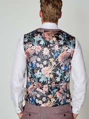 Rose Pink Donegal Suit Waistcoat - Image 4 of 11