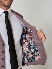 Rose Pink Donegal Suit Waistcoat - Image 5 of 11