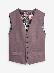 Rose Pink Donegal Suit Waistcoat - Image 7 of 11