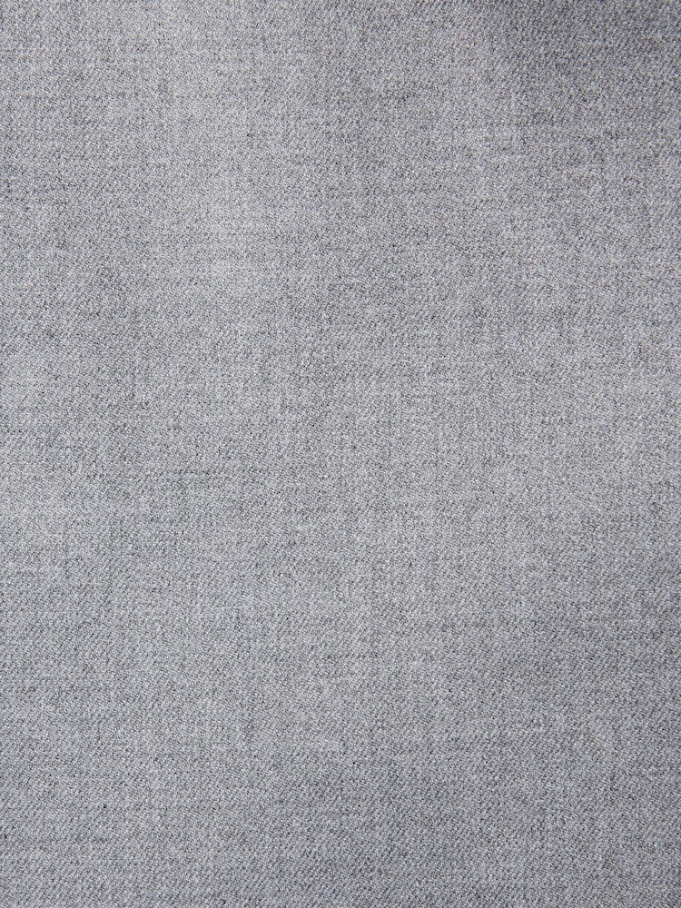 Light Grey Slim Fit Double Breasted Flannel Suit: Jacket - Image 11 of 11