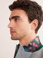 Light Grey Slim Fit Double Breasted Flannel Suit: Jacket - Image 3 of 11
