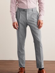 Hellgrau - Anzug aus Flanellstoff: Hose - Bild 1 von 6